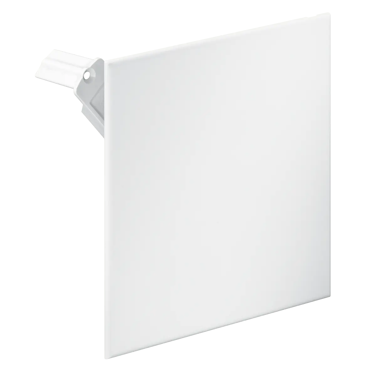 Produktfoto 1 von Steckdeckel mit Zentrumsbefestigung, 130x130 mm - weiss