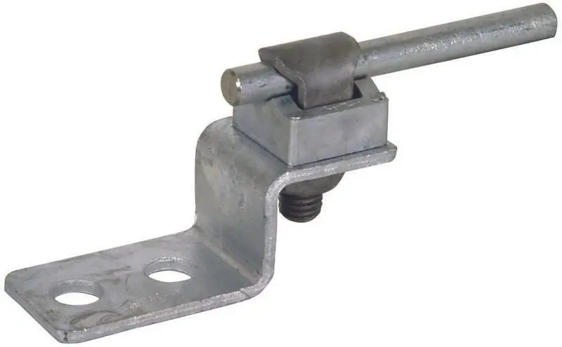 Produktfoto 1 von Endstück Z-Form St/tZn m. 3 Bohrungen D 11mm m. 1 KS-Verbinder