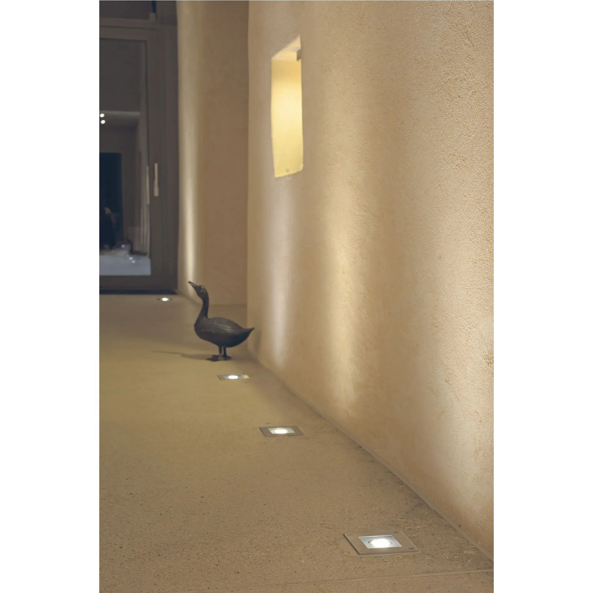 Produktfoto 1 von DASAR SQUARE GU10 Bodeneinbaustrahler Edelstahl 304 max.35W IP67
