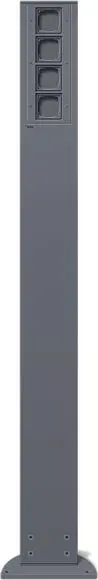 Produktfoto 1 von 1400mm 4xLeereinheit Energiesäule anthrazit