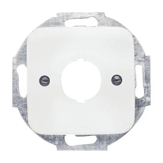 Abdeckung für Geräte 19 mm D UP alpinweiß