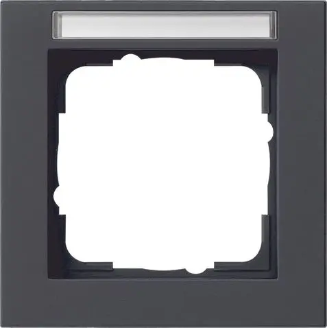 Produktfoto 1 von Abdeckrahmen 1f BSF Gira E2 Schwarz m