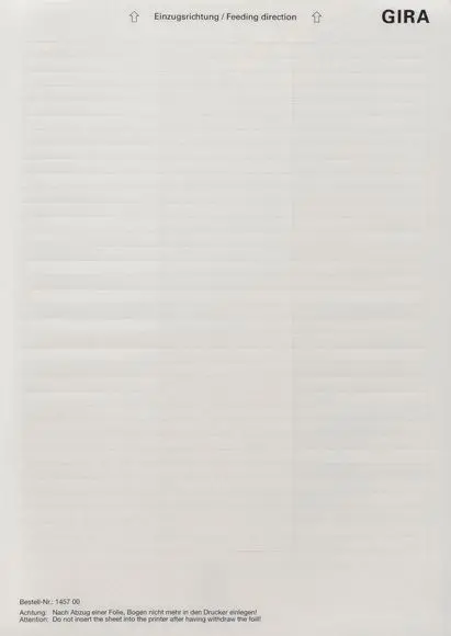 Produktfoto 1 von Beschriftungsbögen 62,8x6,8mm Zubehör
