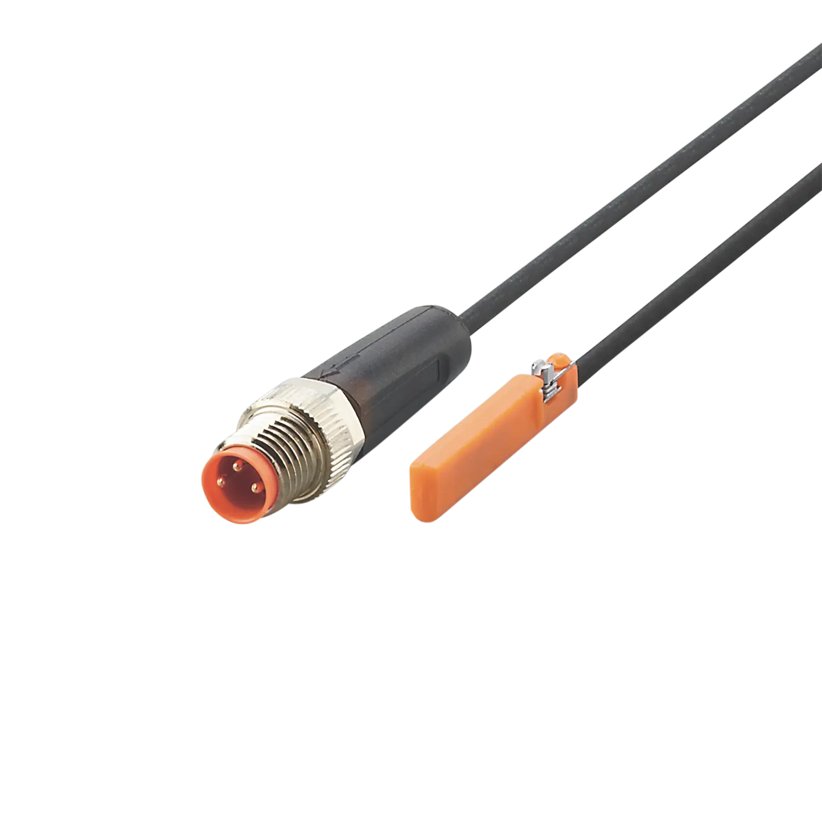 Produktfoto 1 von Zylindersensor AMR 25,8x2,8x5 2mT Schließer DC PNP 0,3m PUR M8 3L 5000Hz