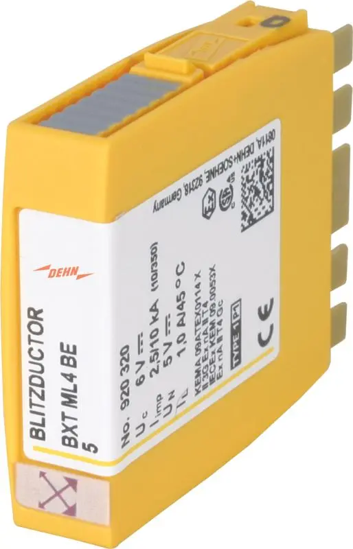 Produktfoto 1 von Kombiableiter-Modul für 4 Einzeladern BLITZDUCTOR XT mit LifeCheck