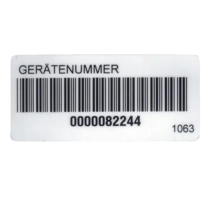 Produktfoto 1 von Beha-Amprobe Barcode-Aufkleber (250 St. auf Rolle)