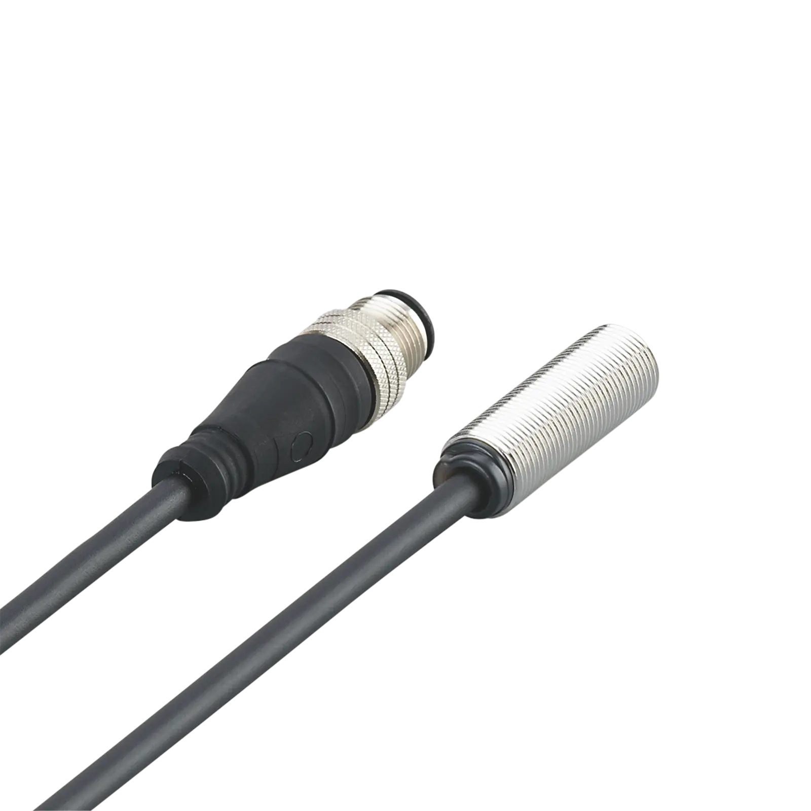 Produktfoto 1 von Ind.Sensor M12x1 Sn=4mm bündig S DC PNP 0,8m PUR M12 IP68 3L 700Hz