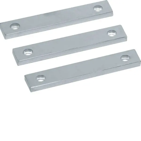 Produktfoto 1 von Cu-Schienen, univers, Wandlerlasche 30x10x170mm, verzinnt. 3 Stück im Set