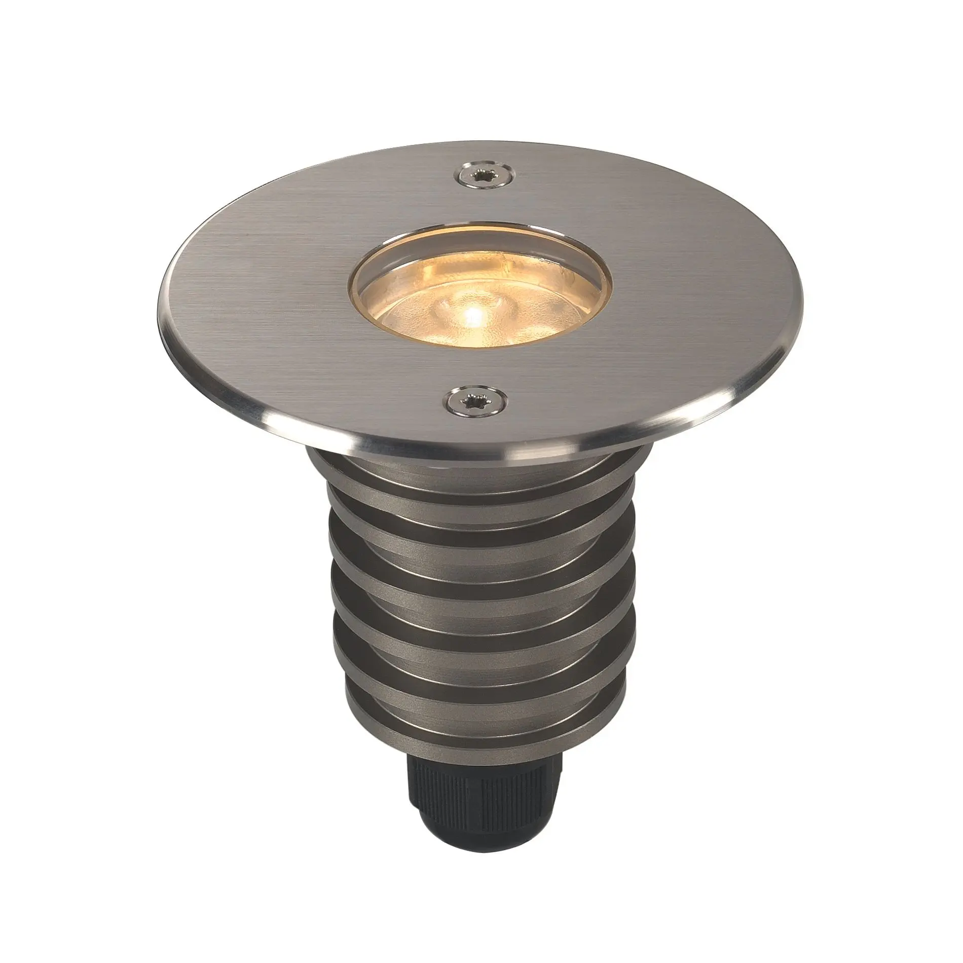 DASAR LED HV Bodeneinbauleuchte rund Edelstahl 316 6W 3000K 230V IP67