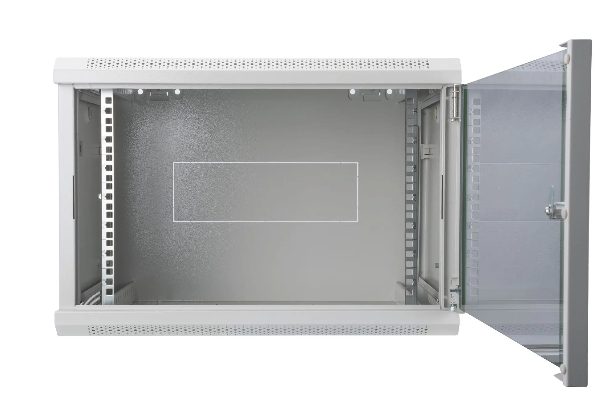 Produktfoto 1 von 12HE Wandgehäuse 638,40x600x450mm grau RAL7035