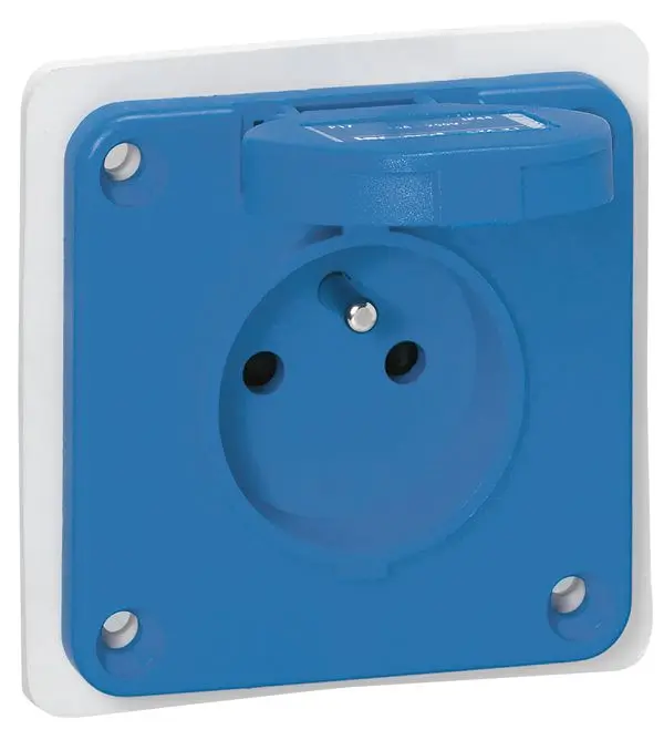 Produktfoto 1 von Einbau SCHUKOsteckdose 16A Blau F