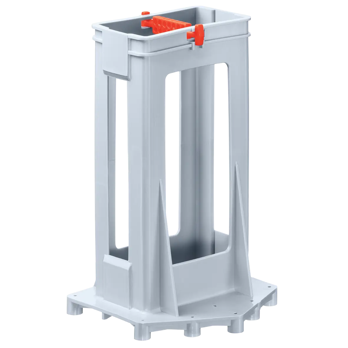Produktfoto 1 von Rohrstütze, Polyethylen - grau