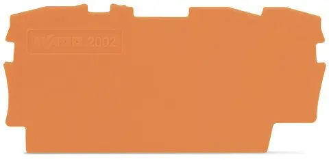 Produktfoto 1 von Abschluss- und Zwischenplatte,0,8 mm dick,orange