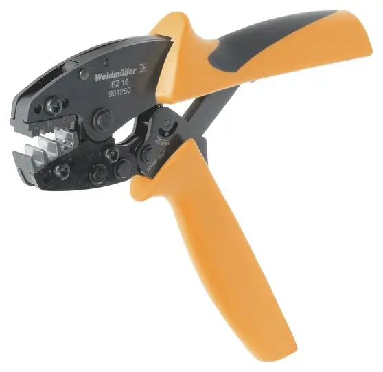 Produktfoto 1 von Crimpwerkzeug für Aderendhülsen, 6 qmm, 16 qmm, Indent-Crimp