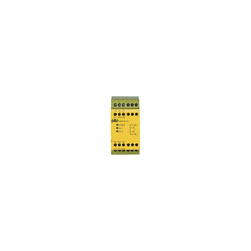 Produktfoto 1 von PNOZ X2.1C 24VAC/DC 2n/o Sicherheitsschaltgerät