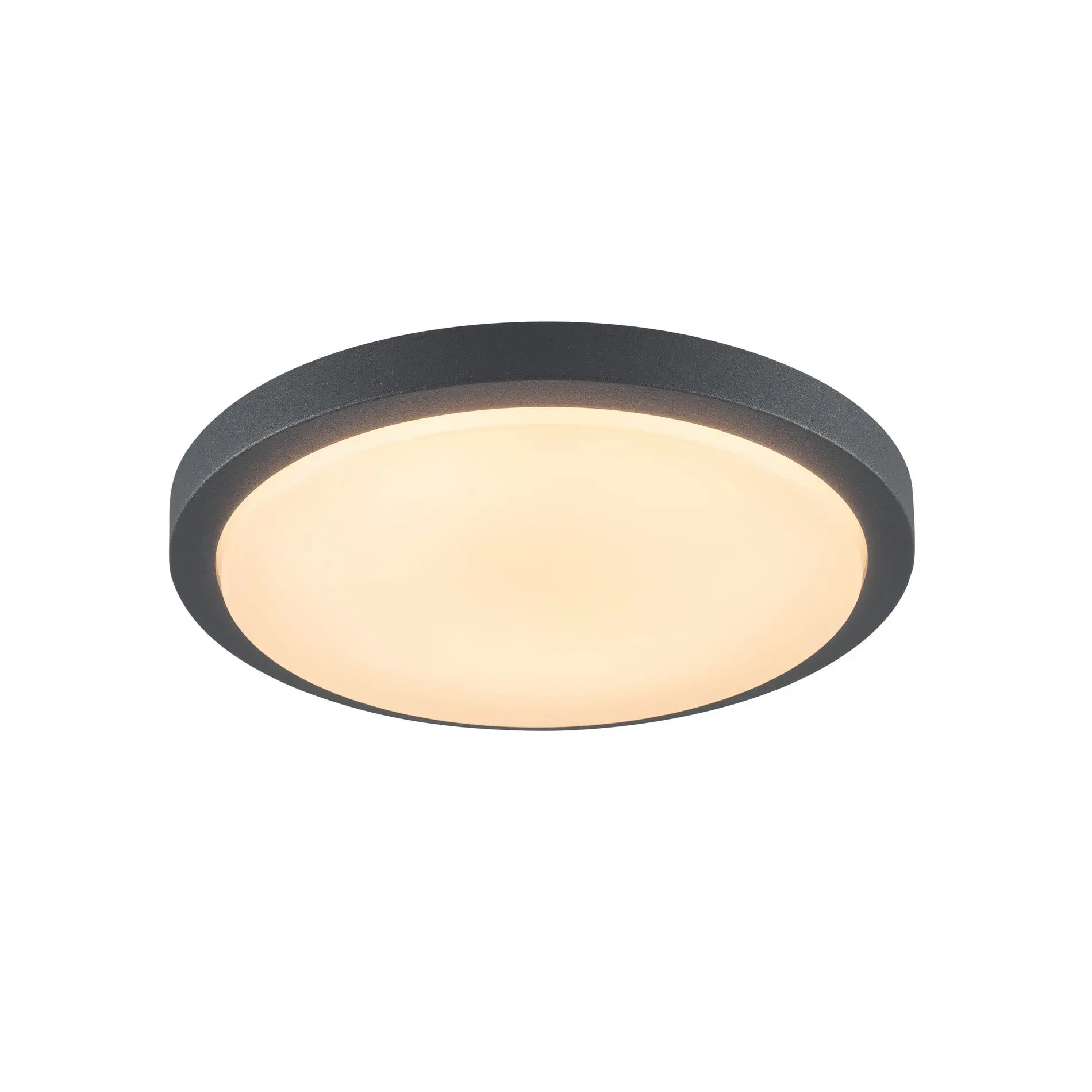 AINOS Deckenleuchte LED 3000K rund anthrazit m.Sensor