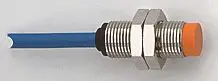 Produktfoto 1 von Ind.Sensor M12x1 L=30 Sn=4mm n.bündig Ö DC NAMUR 2m PVC IP67 2L 1500Hz