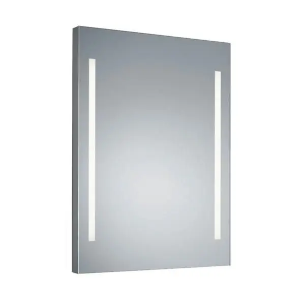 Produktfoto 1 von Kristallglasspiegel teilmattiert, 600x800mm 2x 18W, 3000K, IP44