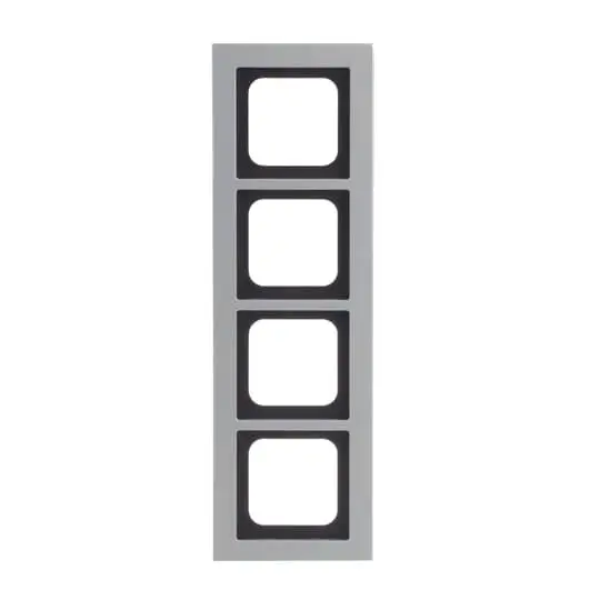 Produktfoto 1 von Abdeckrahmen, titan, Busch-axcent, Rahmen Busch-axcent