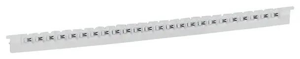 Produktfoto 1 von Kennzeichnungssystem Memocab, Buchstabe:M Schwarz auf Weiß
