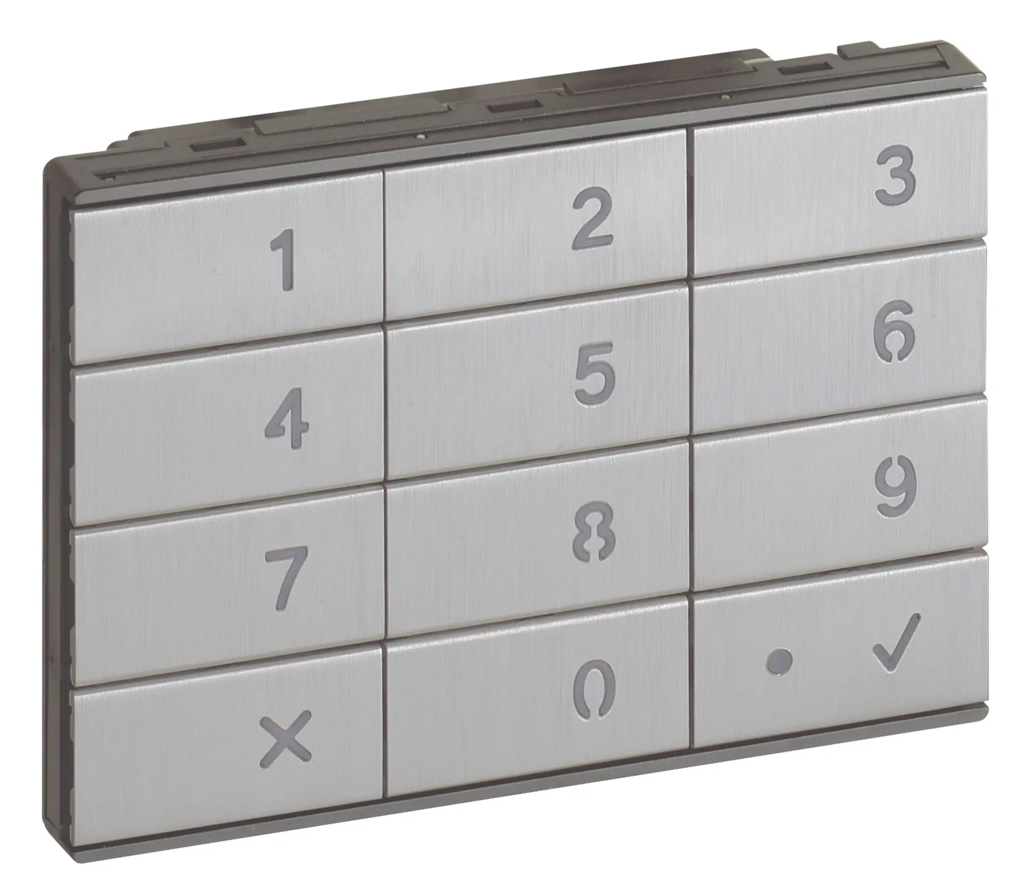 Produktfoto 1 von LINEA 5000 Codelock als Einzelgerät in der Farbe Aluminium ohne Abdeckrahmen