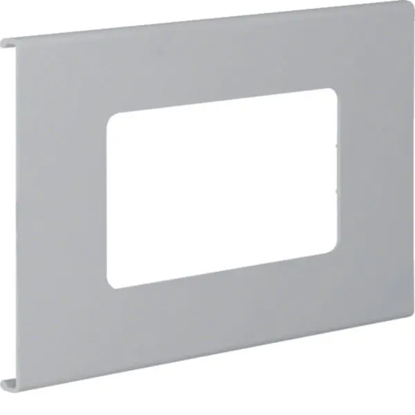 Produktfoto 1 von Blende 2f R7 für UP-Einsatz mit Rahmen PVC zu FB Oberteil 150mm steingrau
