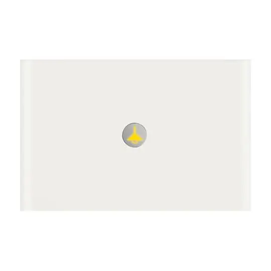 Produktfoto 1 von Bedienelement 1-fach UP weißglas