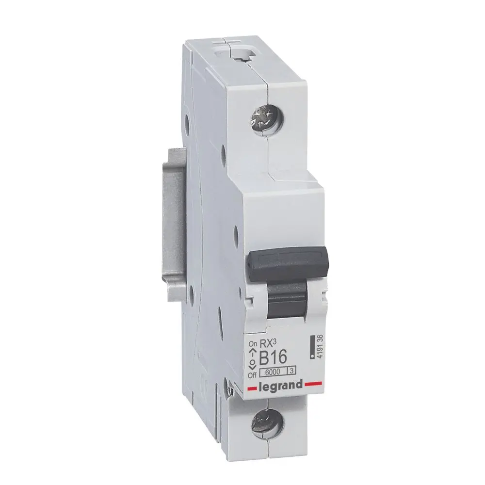 Produktfoto 1 von RX3 LS-Schalter B-Char. 16A, 1-polig, 6kA, 230/400VAC, 1TE