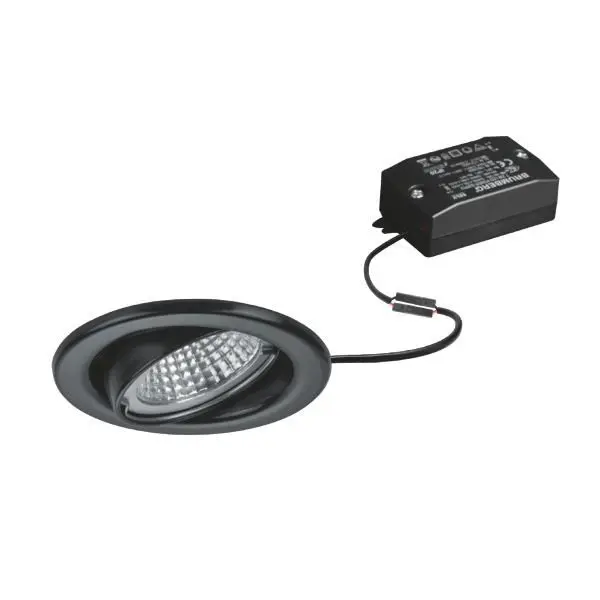 Produktfoto 1 von LED-Einbaustrahler 350mA 6W 3000K schwarz