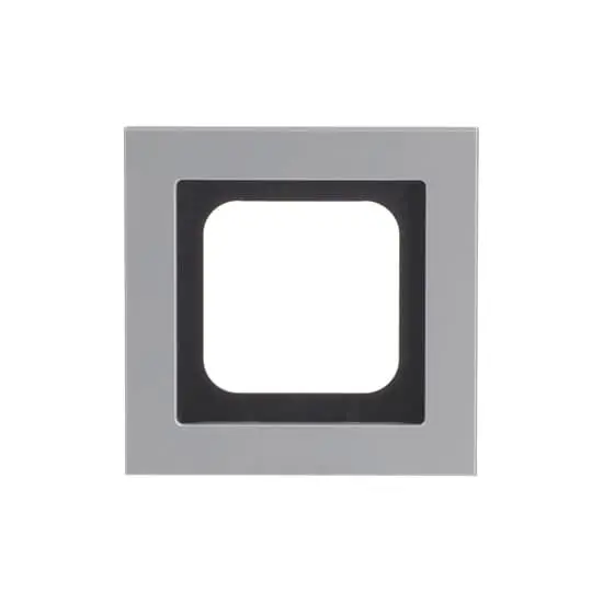 Produktfoto 1 von Abdeckrahmen, titan, Busch-axcent, Rahmen Busch-axcent
