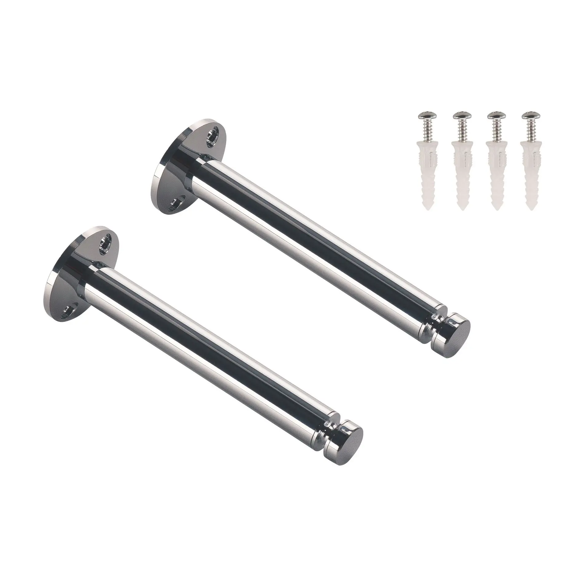 Produktfoto 1 von Deckenumlenker 16,2cm f.NV-Seilsystem chrom 2Stück m.Umlenkrolle