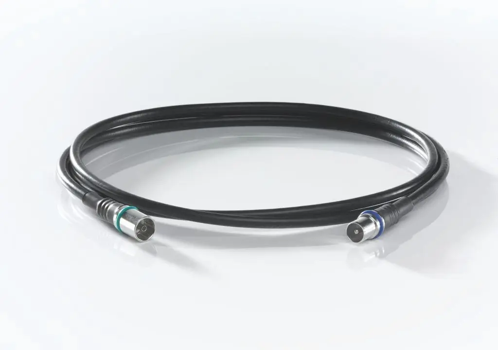 Produktfoto 1 von Anschlusskabel IEC-Buchse/IEC-Stecker 3m Klasse A++ f.Unitymedia Vodafone