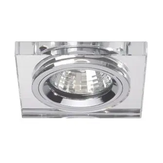 Produktfoto 1 von NV-Einbaudownlight GX5,3/50W chrom/Glas
