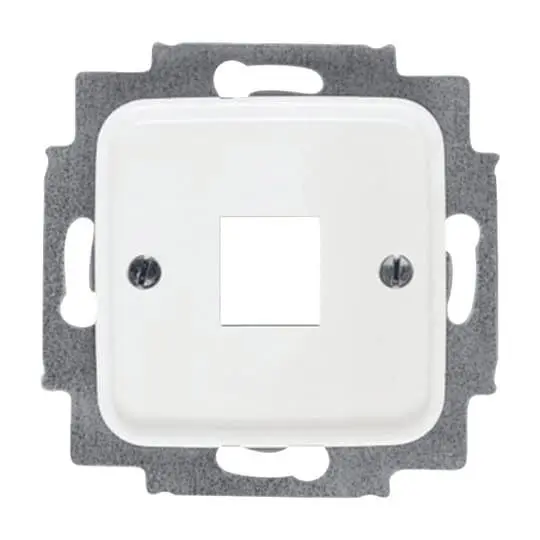 Produktfoto 1 von Abdeckung für 1 Modular Jack UP alpinweiß