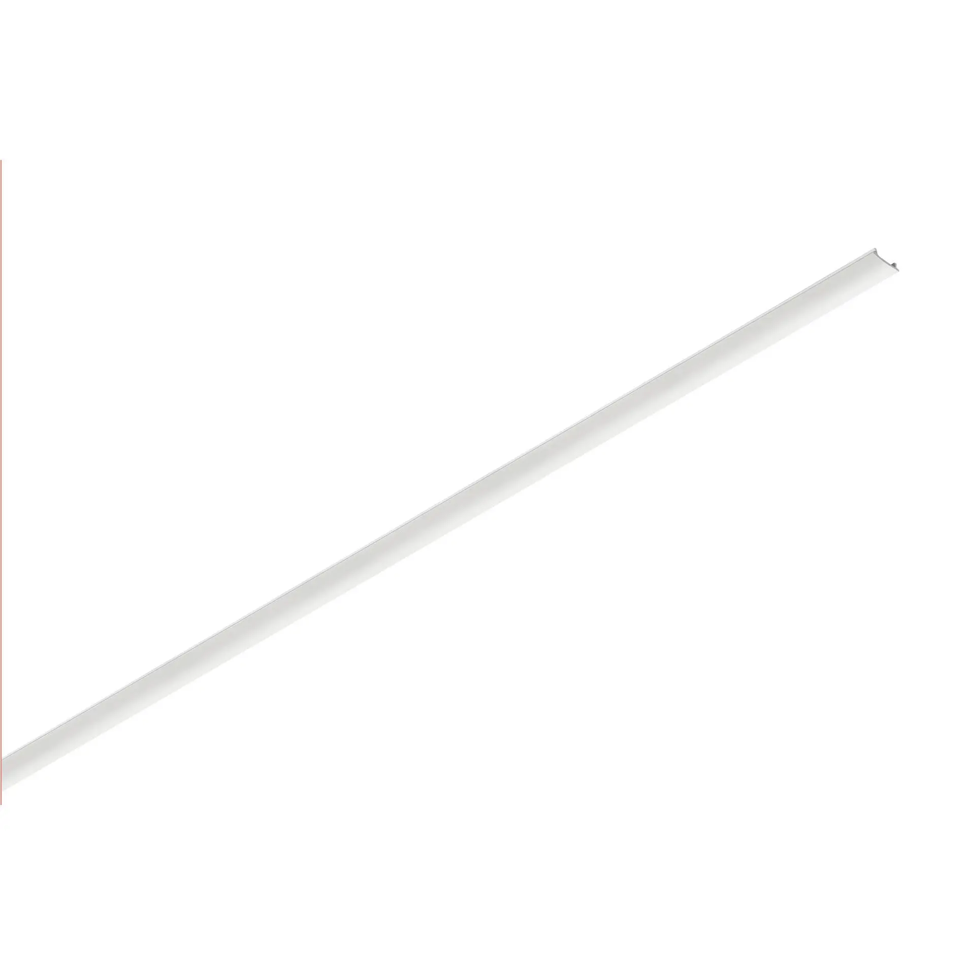 Produktfoto 1 von 48V TRACK Schienenabdeckung, 20mm für Standardschiene Aufbau, 2m, ws