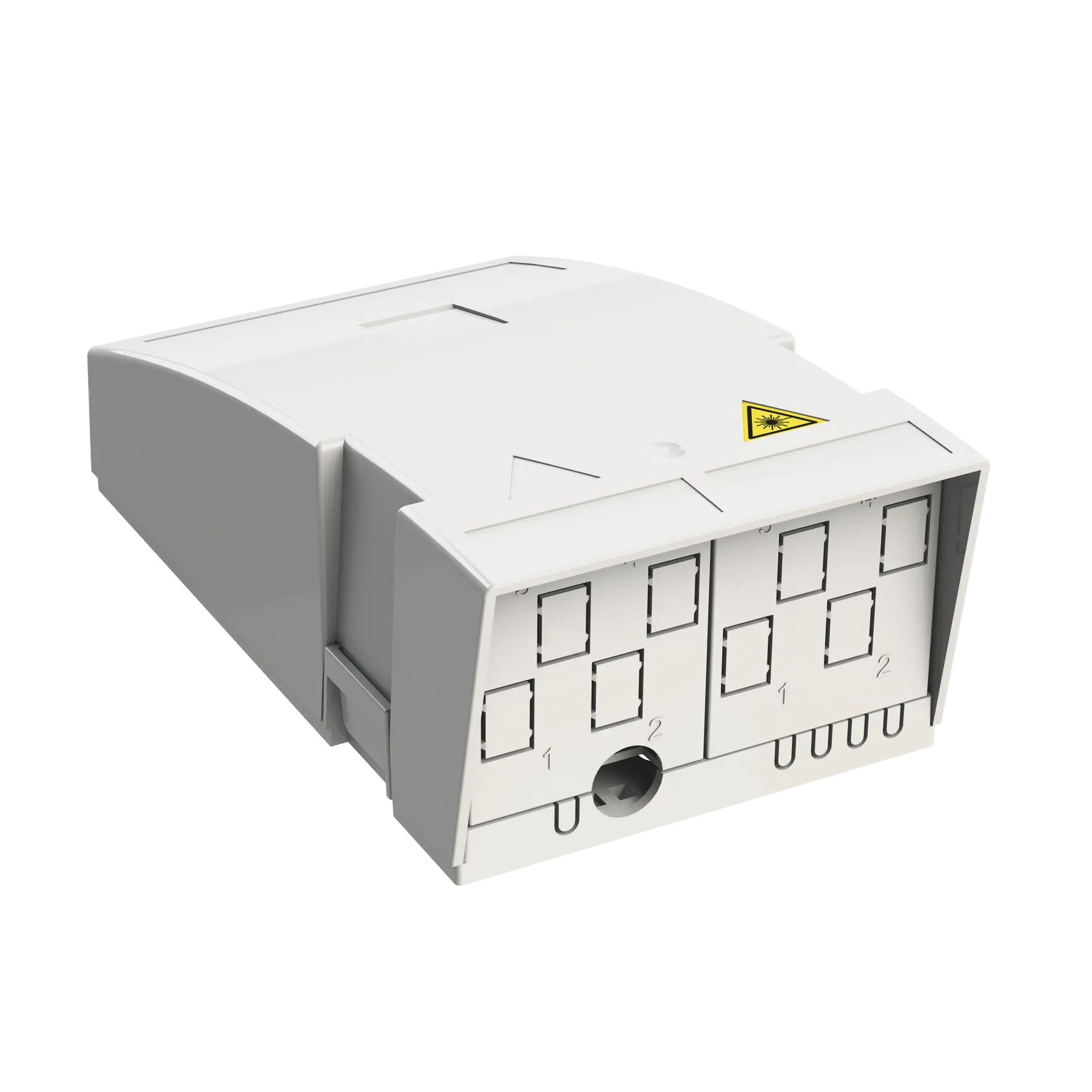 Produktfoto 1 von Connectivity Hausübergabepunkt HÜP 6 Fasern 3 LC/APC DX Shutter