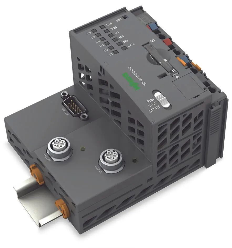 Produktfoto 1 von Controller PFC200,2. Generation,2 x ETHERNET M12, CAN, CANopen