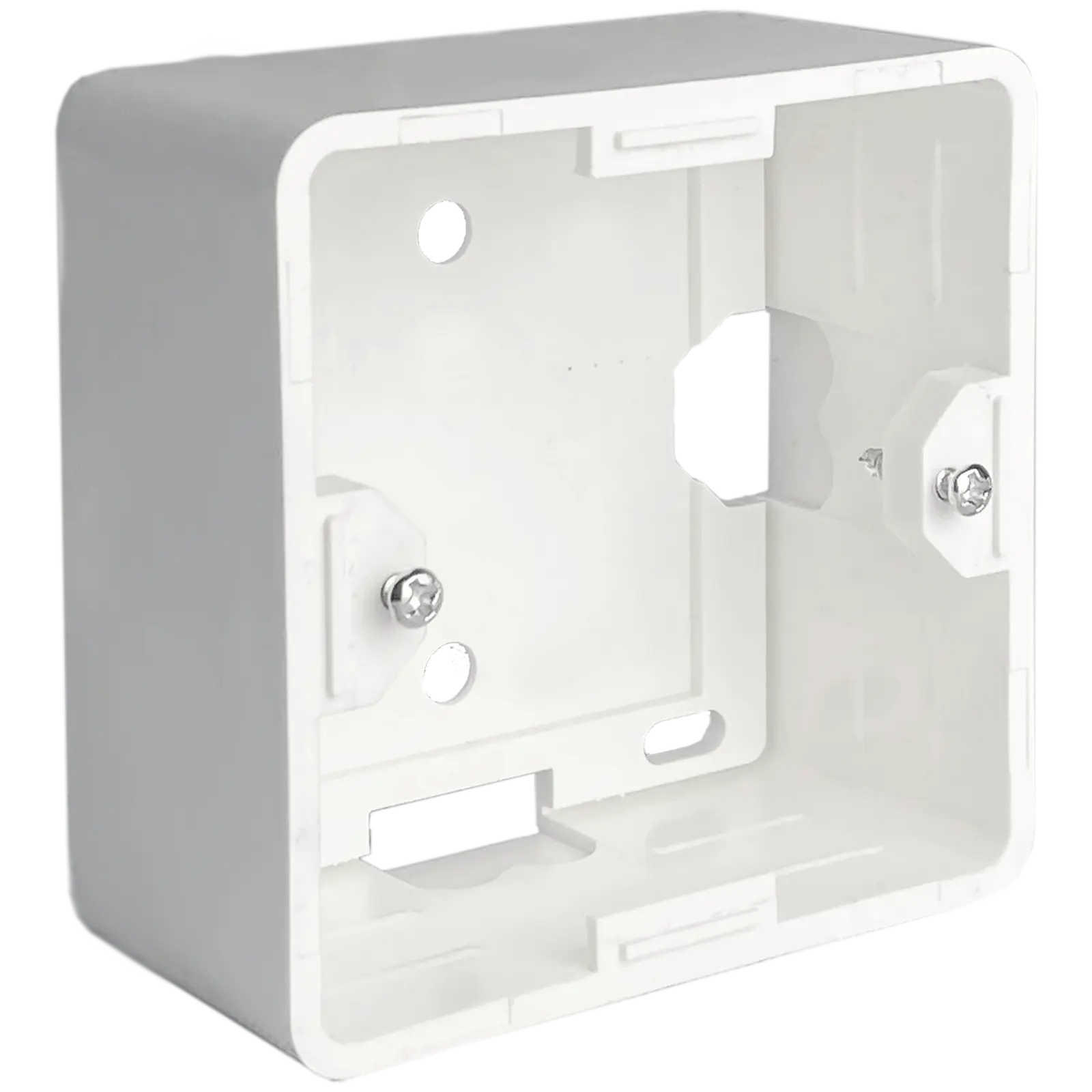 Produktfoto 1 von AP-Gehäuse (nur f.Pro) 80x80x40mm Reinweiß RAL9010