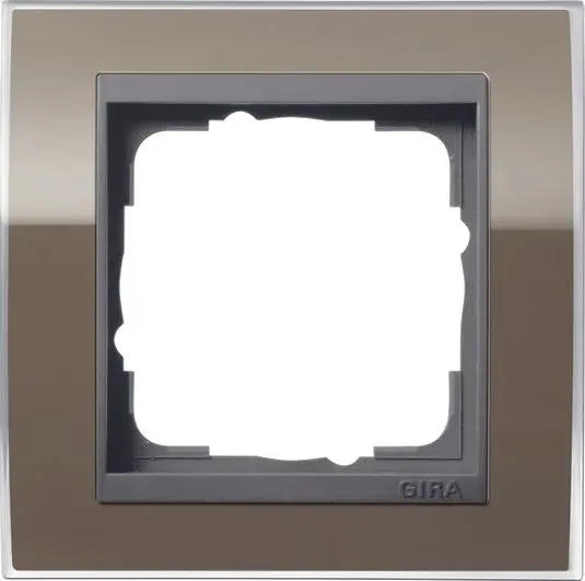 Produktfoto 1 von Abdeckrahmen 1fach f.anthrazit Event Klar Braun