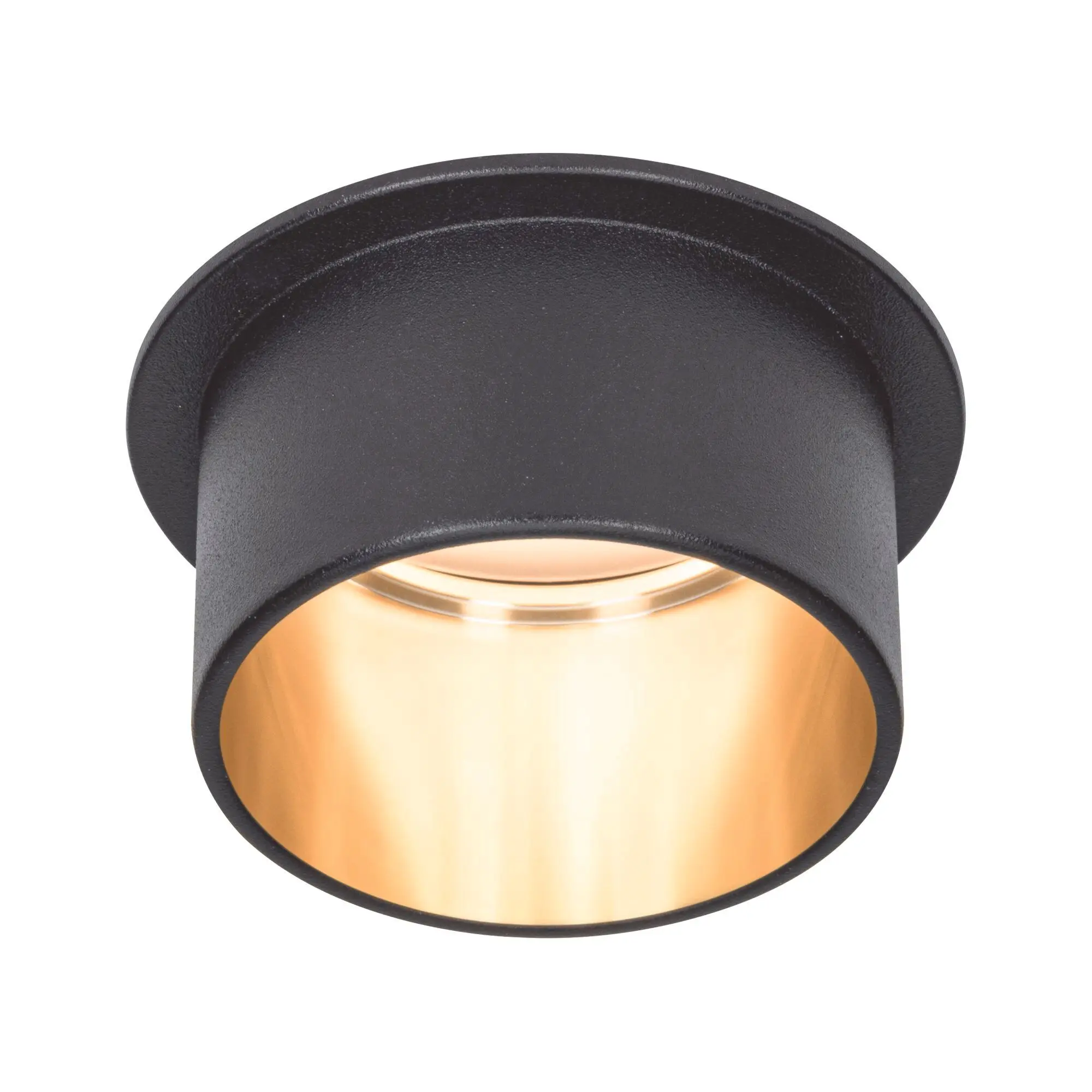 Produktfoto 1 von EBL Set Gil Coin 3StepDim rd starr LED 1x6,5W 2700K 230V schwarz matt/gold Alu