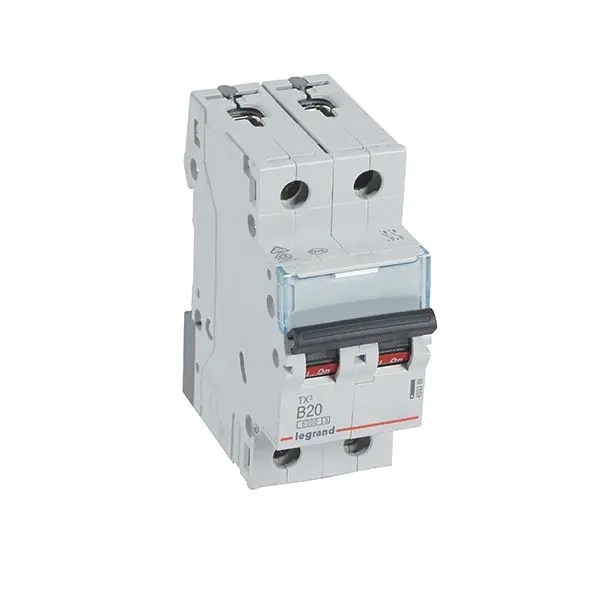 Produktfoto 1 von TX3 LS-Schalter B-Char. 20A, 2-polig, 6kA, 400VAC, 2TE