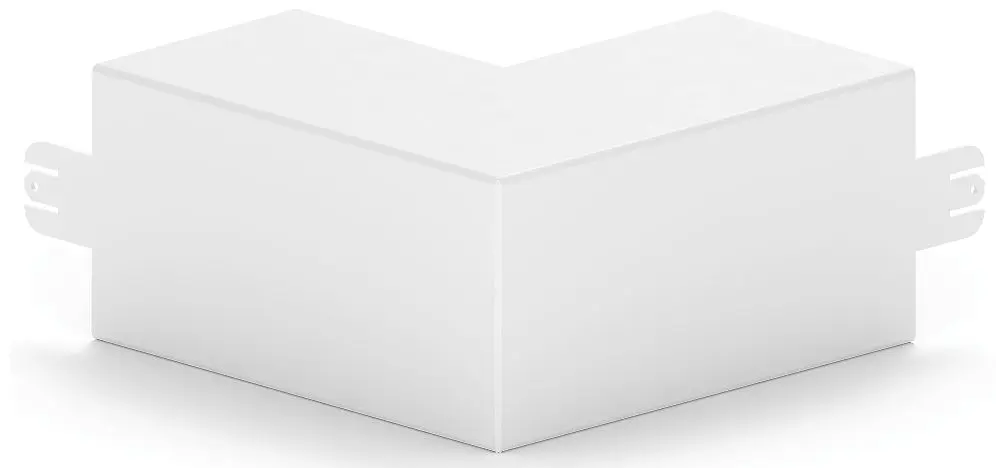 Produktfoto 1 von Außeneckhaube LFS 60x60-9010, Stahl, alpinweiß beschichtet