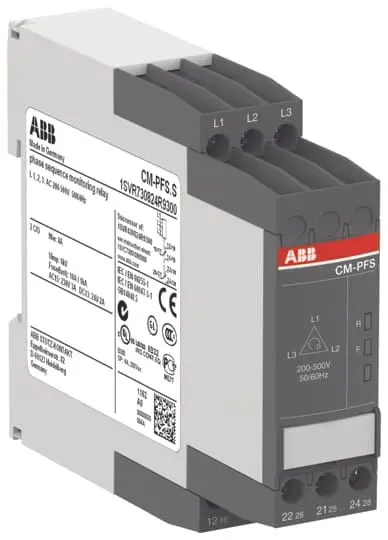 Dreiphasenüberwachungsrelais 2We L1-L2-L3=200-500VAC 50/60Hz CM-PFS.S