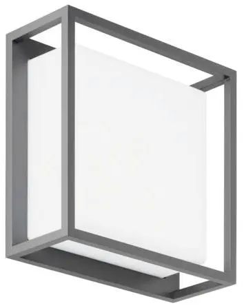 Produktfoto 1 von LED-Wandanbauleuchte 230 V AC, 50 Hz, 11W,3.000 K, strukturgraphit