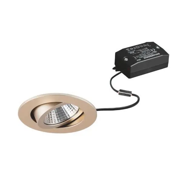 LED-Einbaustrahler 230V,7W,2700K, champ.
