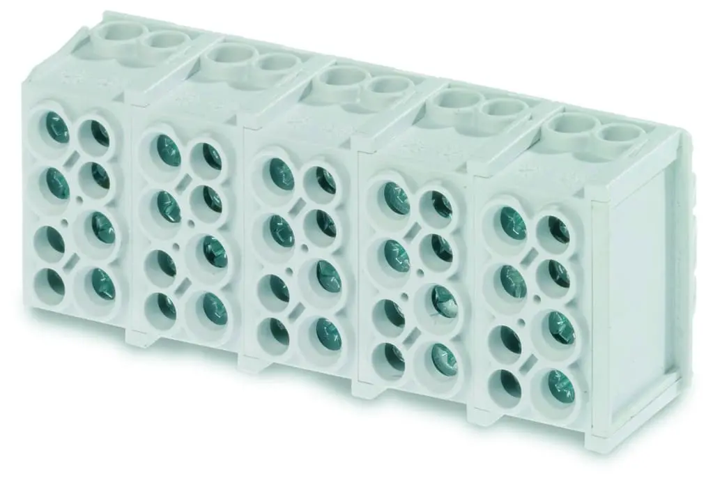 Produktfoto 1 von Hauptltg.Klemme 5p VBG4 5x2x35 qmm + 5x2x25 qmm