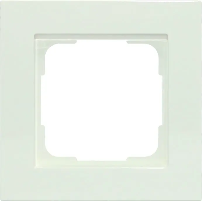 Produktfoto 1 von Abdeckrahmen OPUS®55 Kubus 1-fach ähnlich reinweiß RAL9010