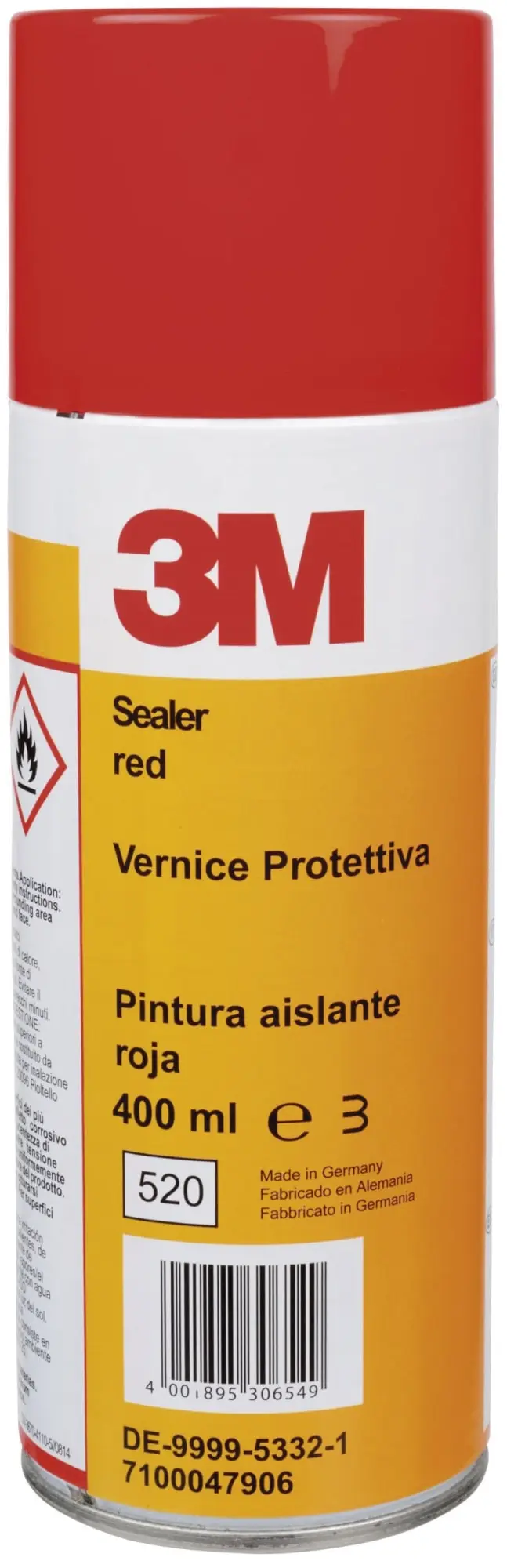 Produktfoto 1 von Scotch® 1602 Isolierlack, Rot, 400 ml