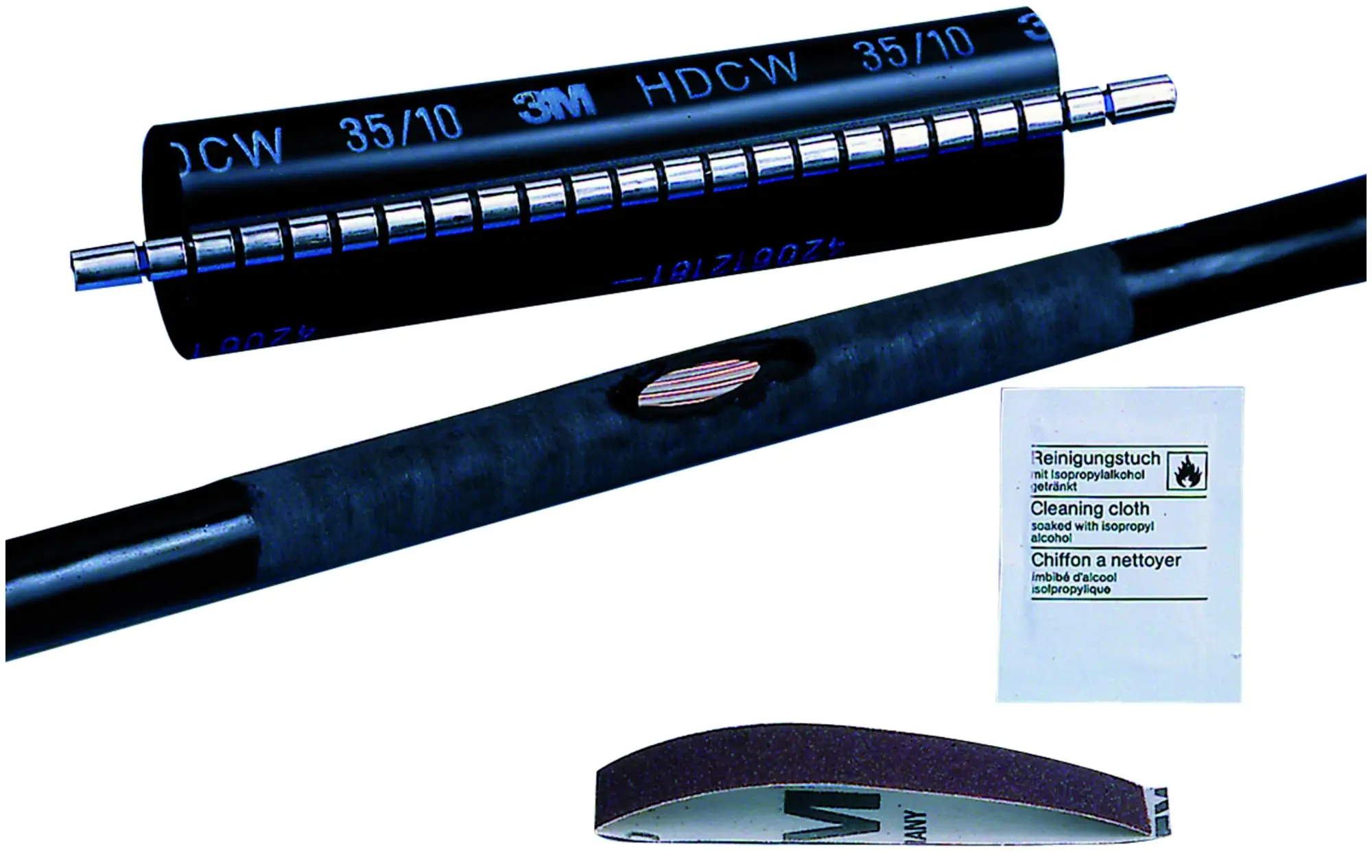 Produktfoto 1 von Warmschrumpf Reparaturmanschette 500 mm schwarz