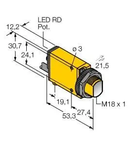 Produktfoto 1 von Opto Sensor Reflexionslichttaster